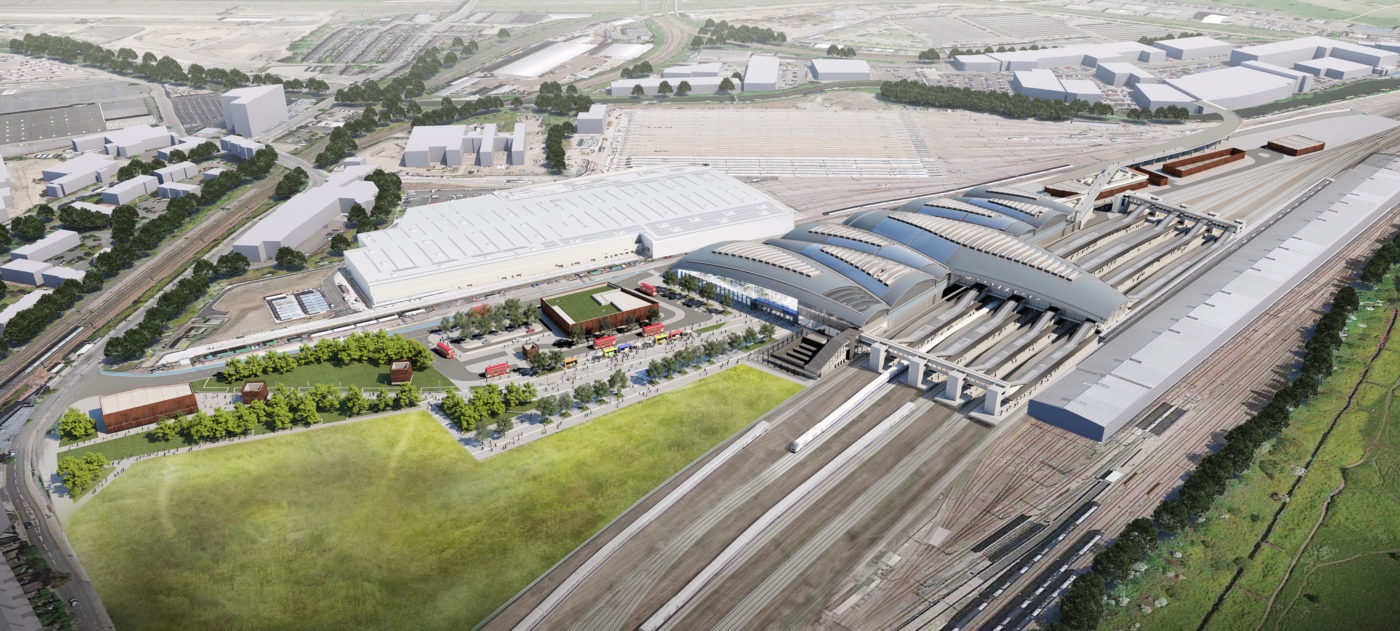 architect's vision of Old Oak Station