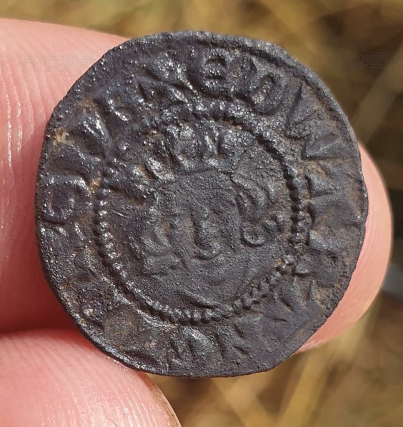 13th Century coin found within the moat on the site of Coleshill hall