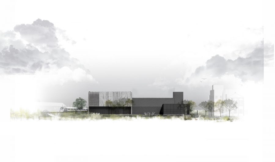 Design for the Canterbury Works headhouse and compound