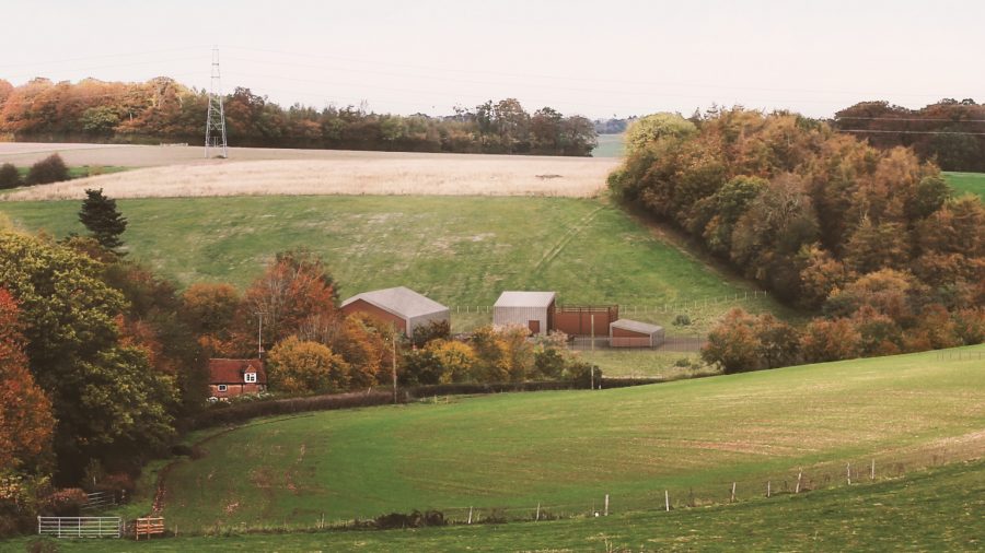 CGI of the headhouse and vent shaft at Year 15 following construction