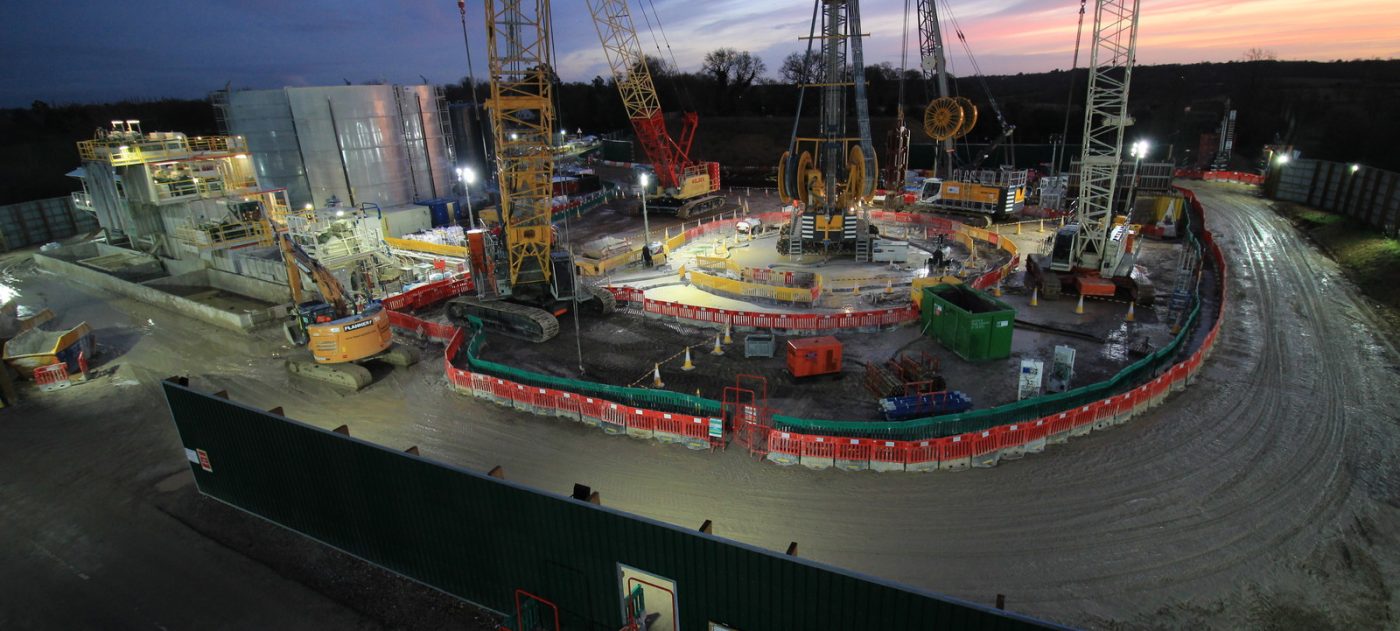 Overview of Chalfont St Peter construction site