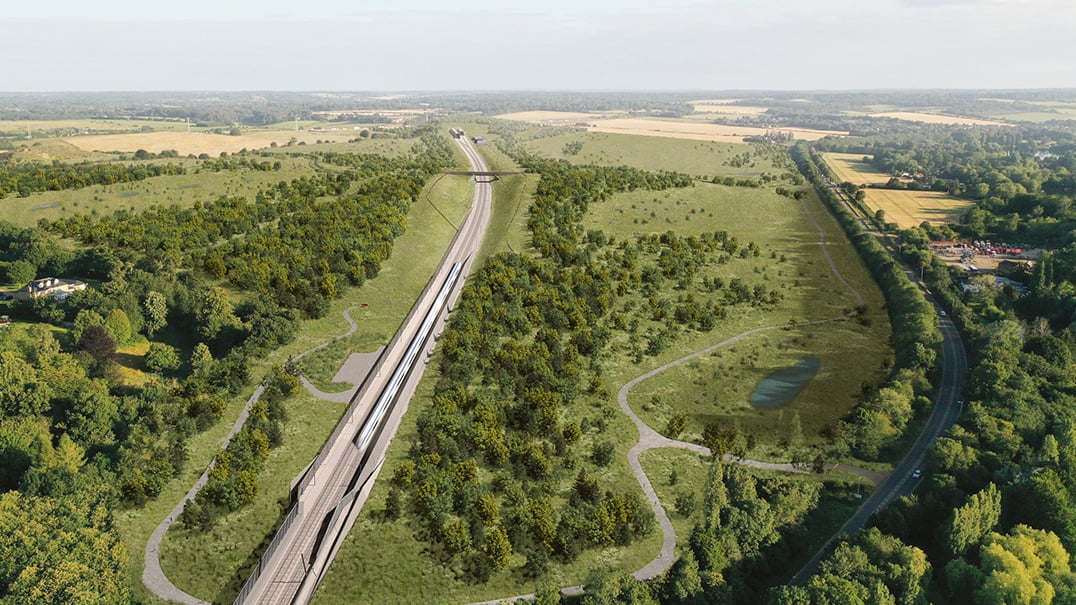 Colne Valley Western Slopes - Eelevated view