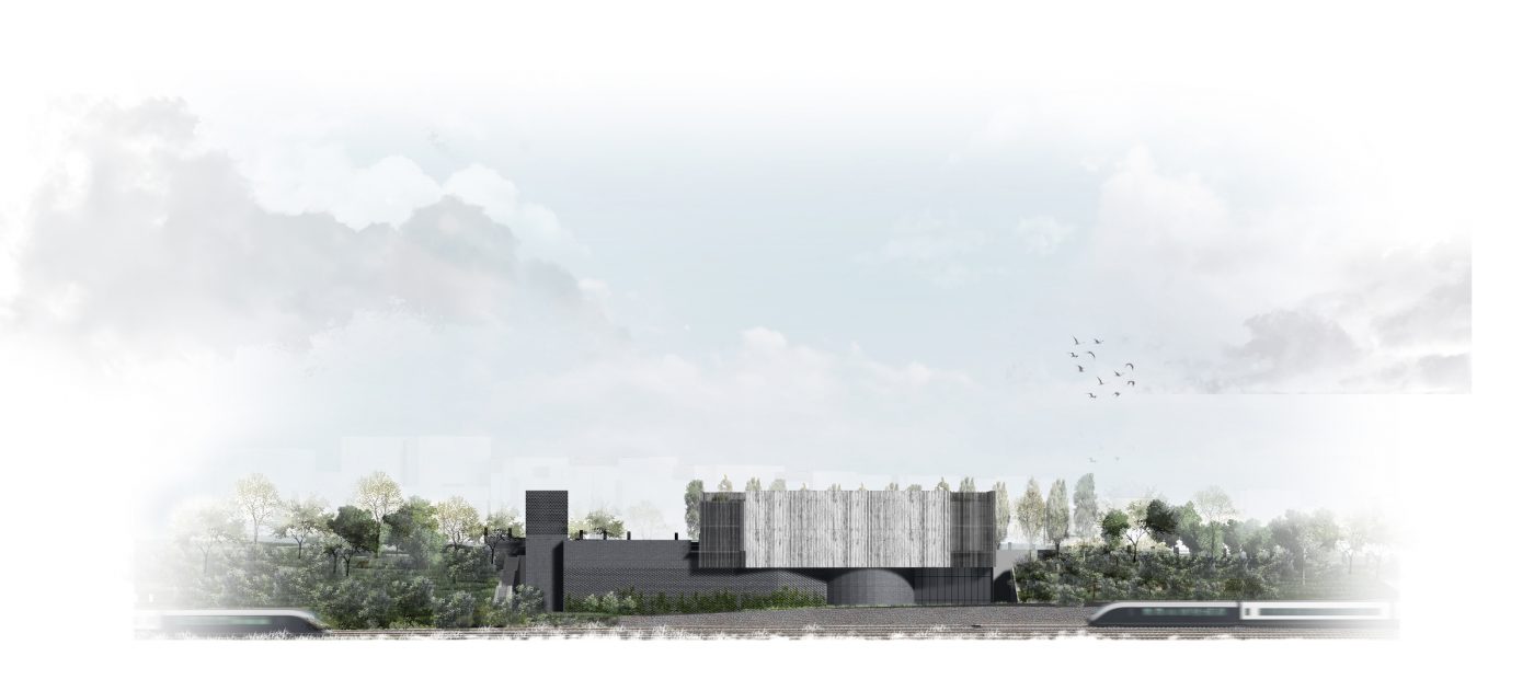 Architect's impression of the proposed Adelaide Road headhouse
