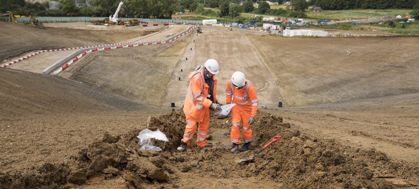 Copthall tunnel site works