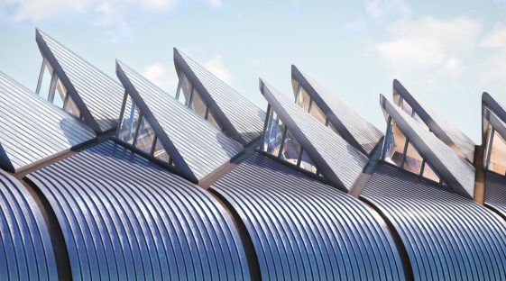 Artist's impression of Interchange - exterior roof.