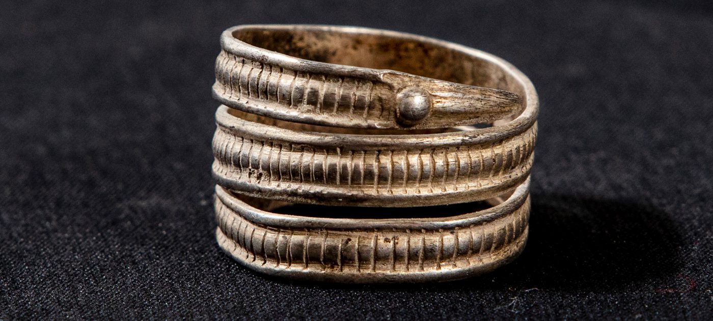 A silver 