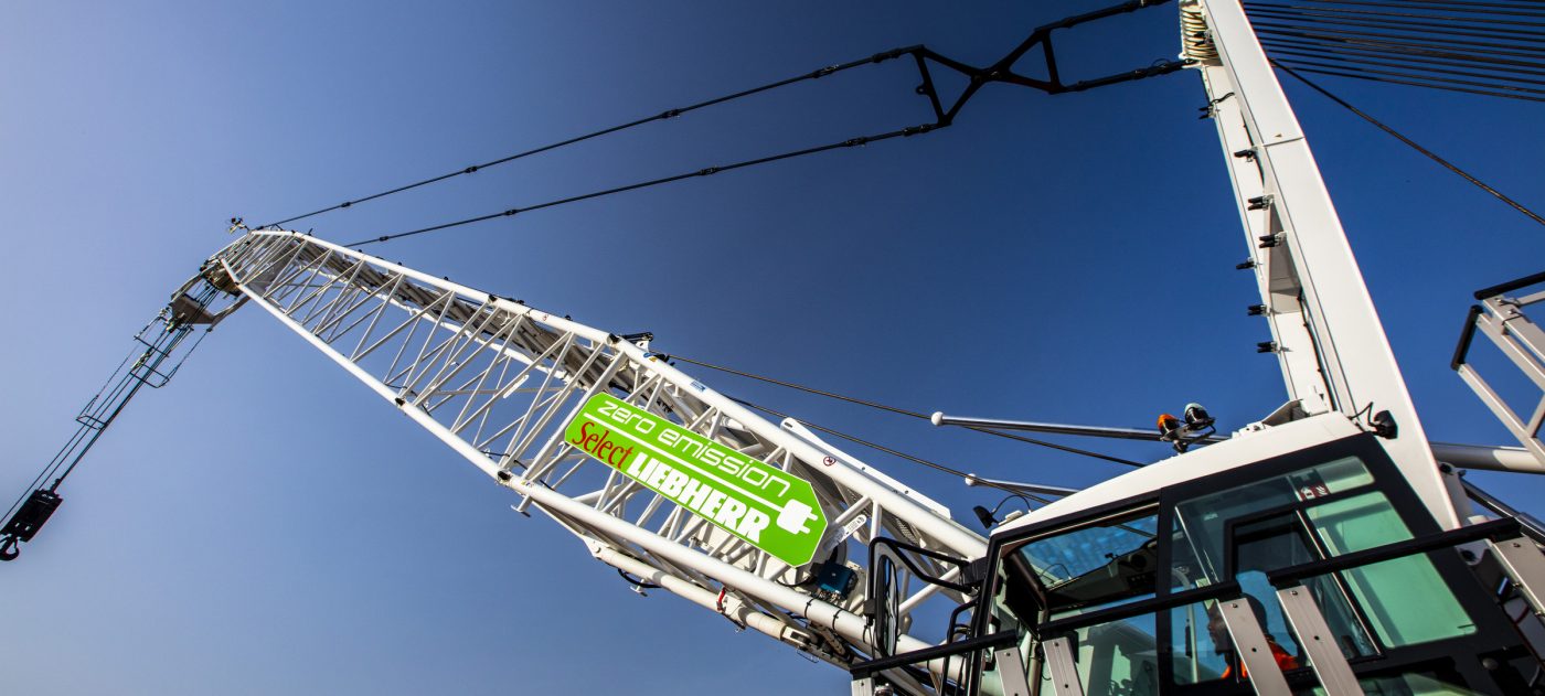 Electric crane at Canterbury Vent Shaft.
