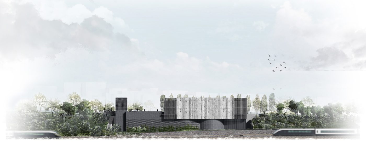 Architect's impression of the proposed Adelaide Road Headhouse
