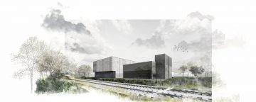 Thumbnail 5 of Artist impression of South Ruislip Headhouse of view from Network Rail.