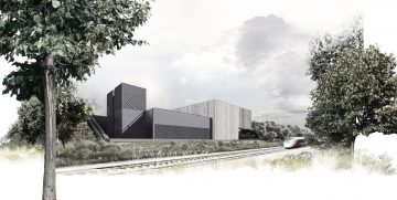 Thumbnail 2 of Artist's impression - View of the Mandeville Road Headhouse showing a view from the south elevation.