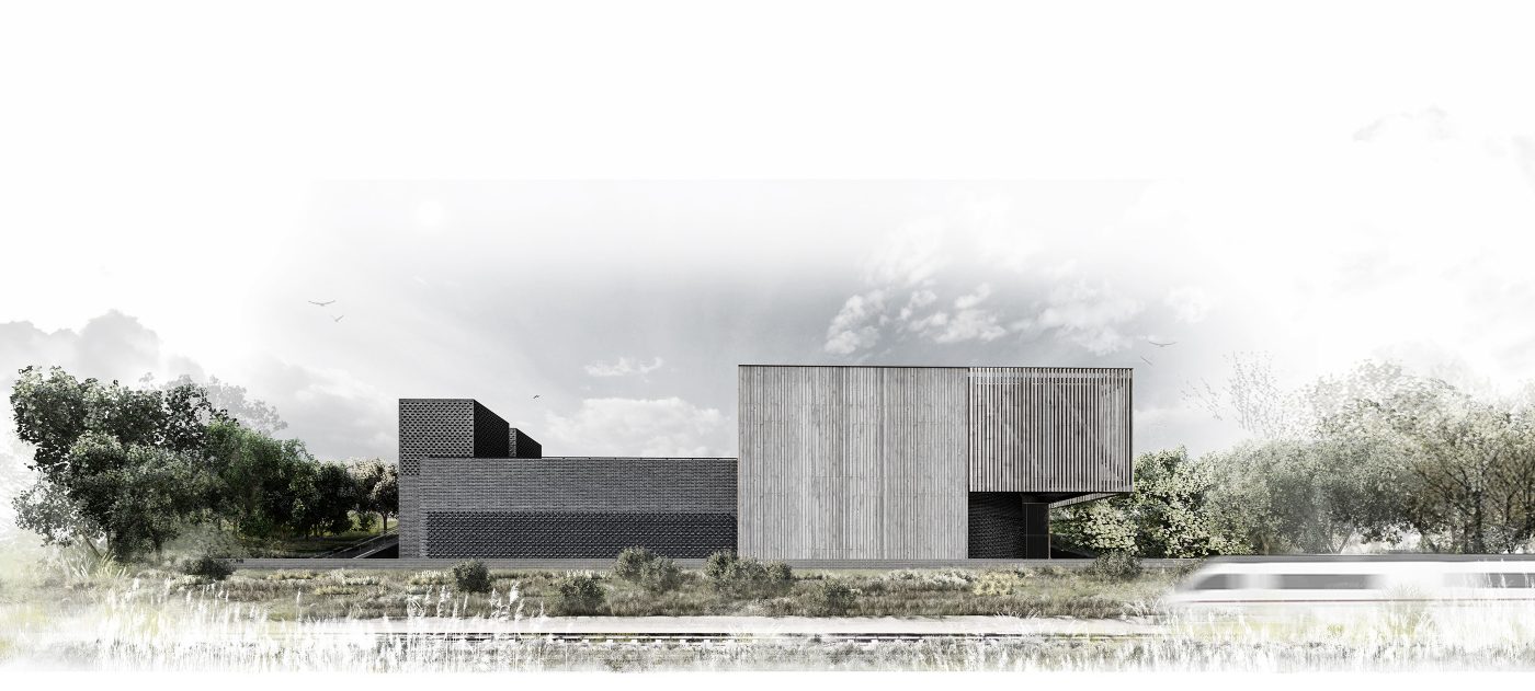 Artist's impression of the Mandeville Road Headhouse.