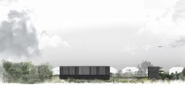 Thumbnail 5 of Artist's impression - View of the Mandeville Road Headhouse showing a view from street level.