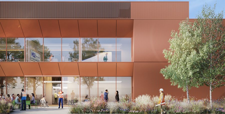 Artist's impression: Cleaners and Drivers Building Exterior View 2