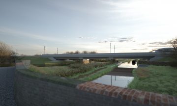 Thumbnail 5 of Artist's impression of the Oxford Canal Viaduct.