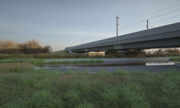 Thumbnail 6 of Artist's impression of the Oxford Canal Viaduct.