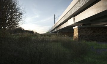 Thumbnail 8 of Artist's impression of the Oxford Canal Viaduct.