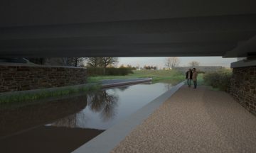 Thumbnail 13 of Artist's impression of the Oxford Canal Viaduct.