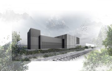 Thumbnail 5 of Artist impression of the Green Park Way Headhouse - view from Network Rail