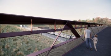 Thumbnail 3 of Artist impression of the Chiltern Tunnel North Portal ancillary building.