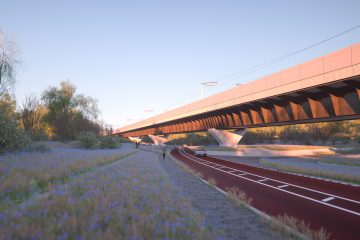 Thumbnail 5 of HS2 Small Dean Viaduct A413 looking north.