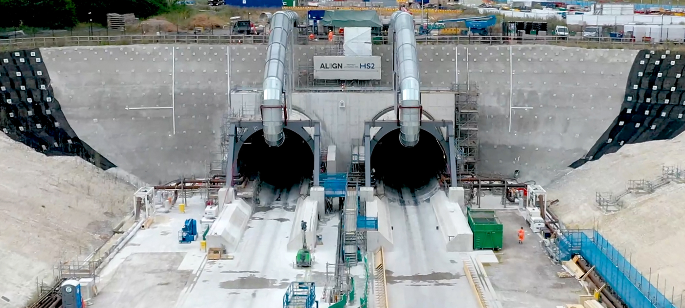 The south portal of the Chiltern tunnel.