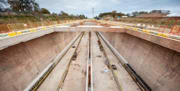 Thumbnail 2 of View from within the Burton Green Tunnel.