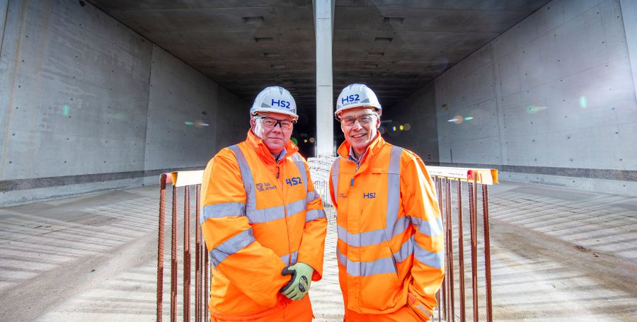 Inside the Burton Green Tunnel.