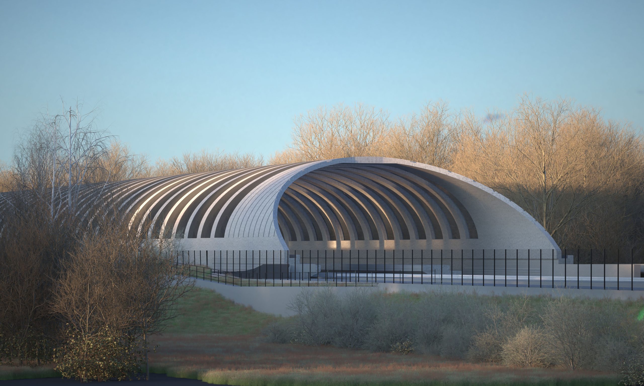 Sheephouse Wood bat protection structure - HS2