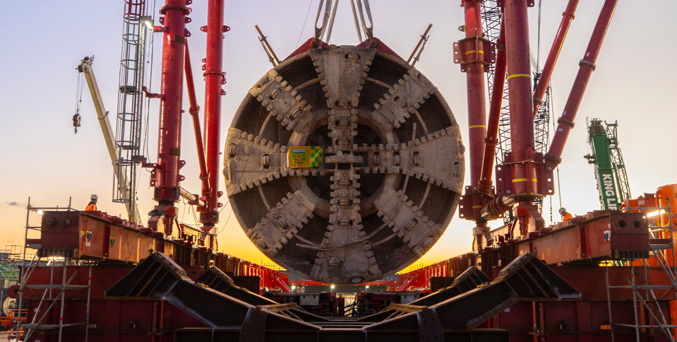 TBM Sushila removed after completing 5-mile journey to construct HS2's Northolt Tunnel under the capital