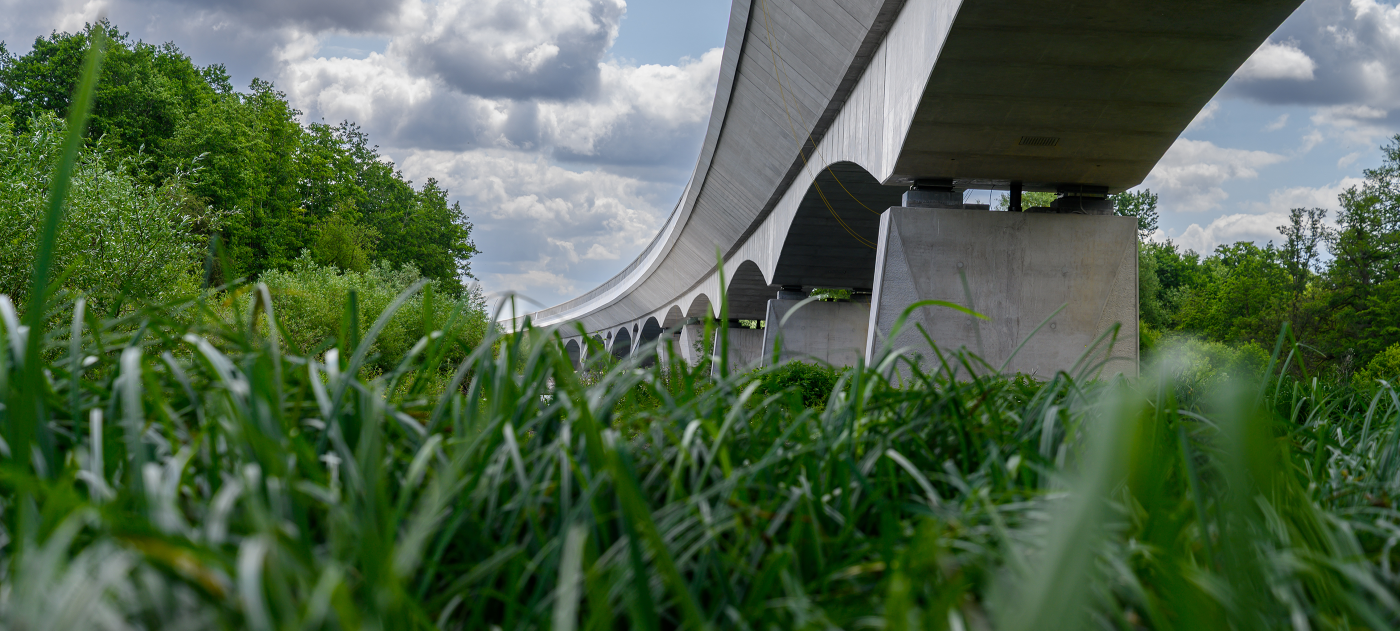 Colne Valley viaduct over Koda lake.