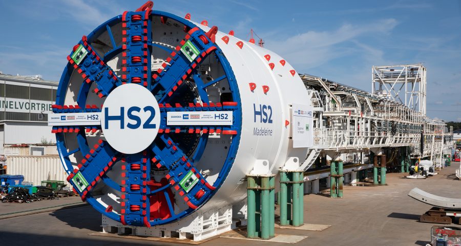TBM Madeleine at the Herrenknecht factory in Germany.