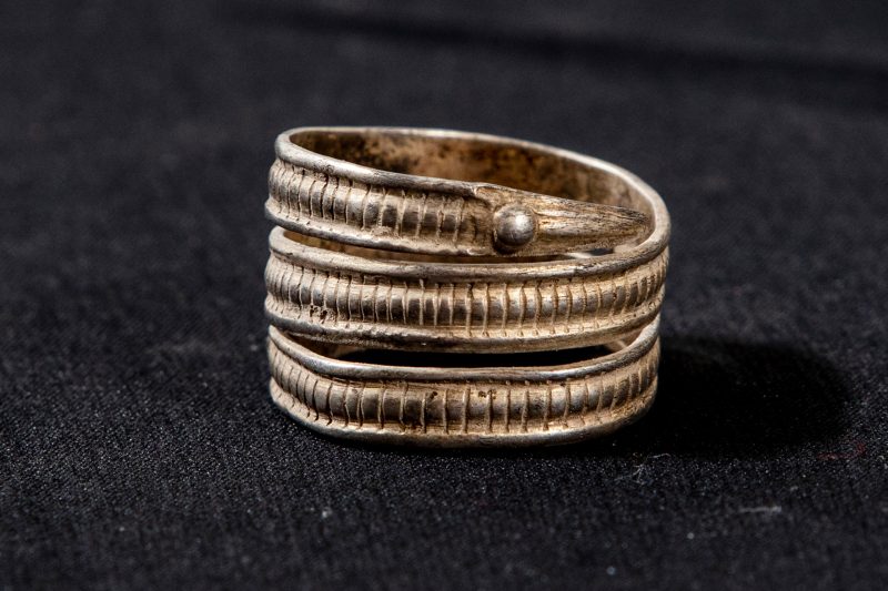 A silver 