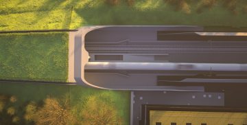 Thumbnail 3 of Birds eye view of the South portal of the Wendover green tunnel.