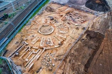 Thumbnail 2 of Curzon Street roundhouse discovered at the construction site at Curzon Street station.