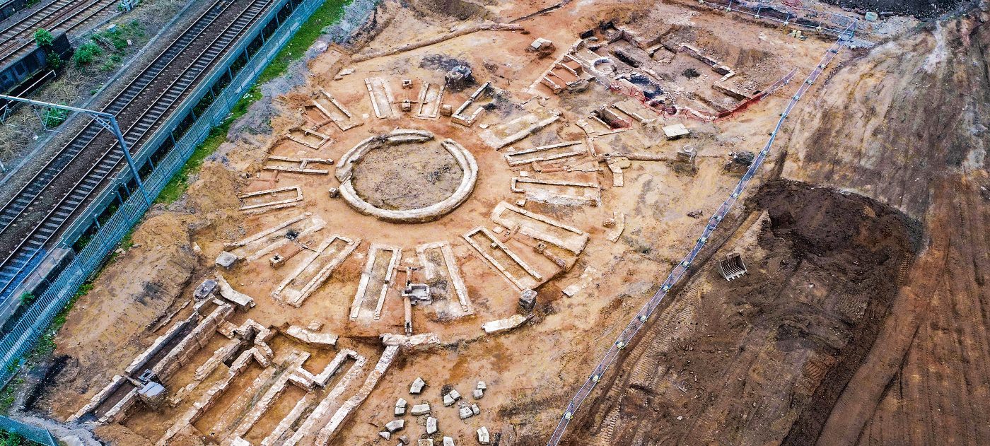 We found the world's oldest railway roundhouse at Curzon Street station in Birmingham.