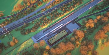 Thumbnail 1 of Visualisation of the South portal of the Wendover green tunnel and A413