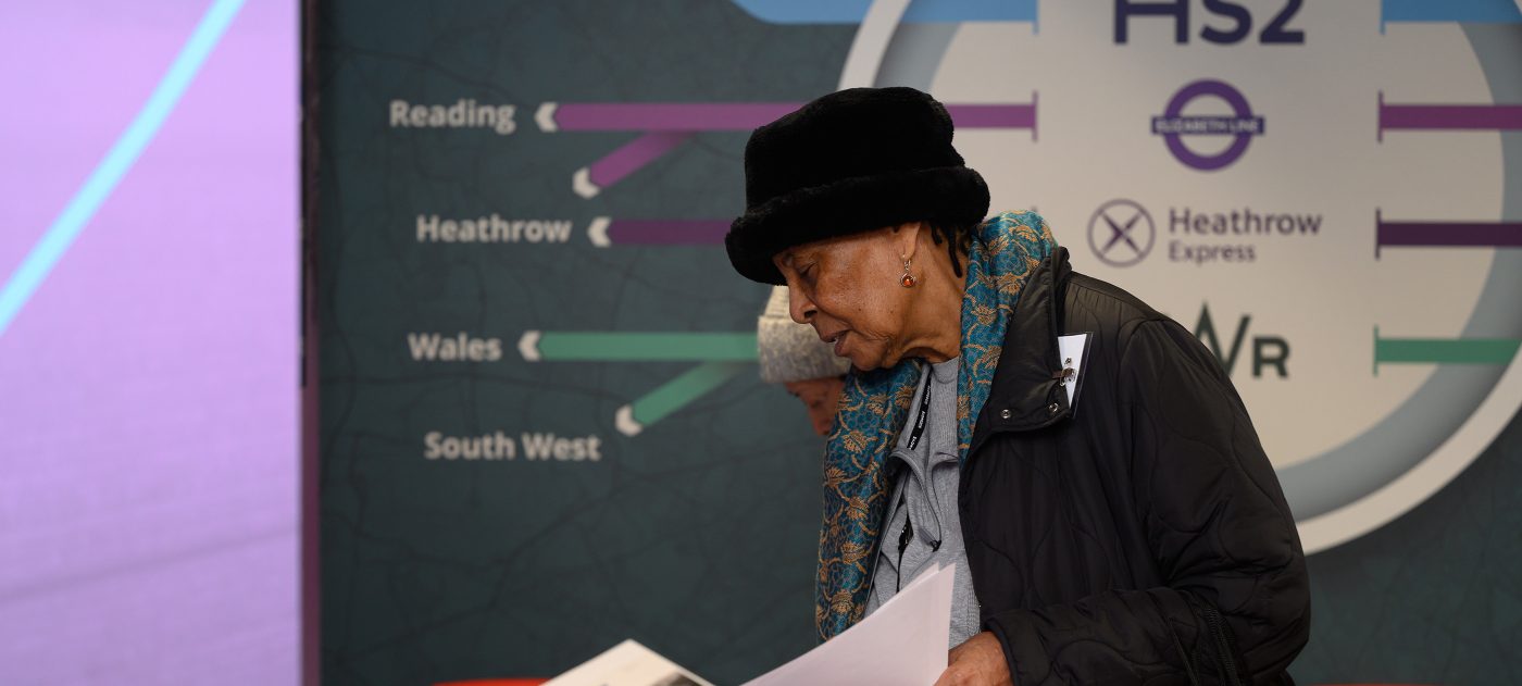 HS2 engagement event at The Bull Ring, Birmingham.