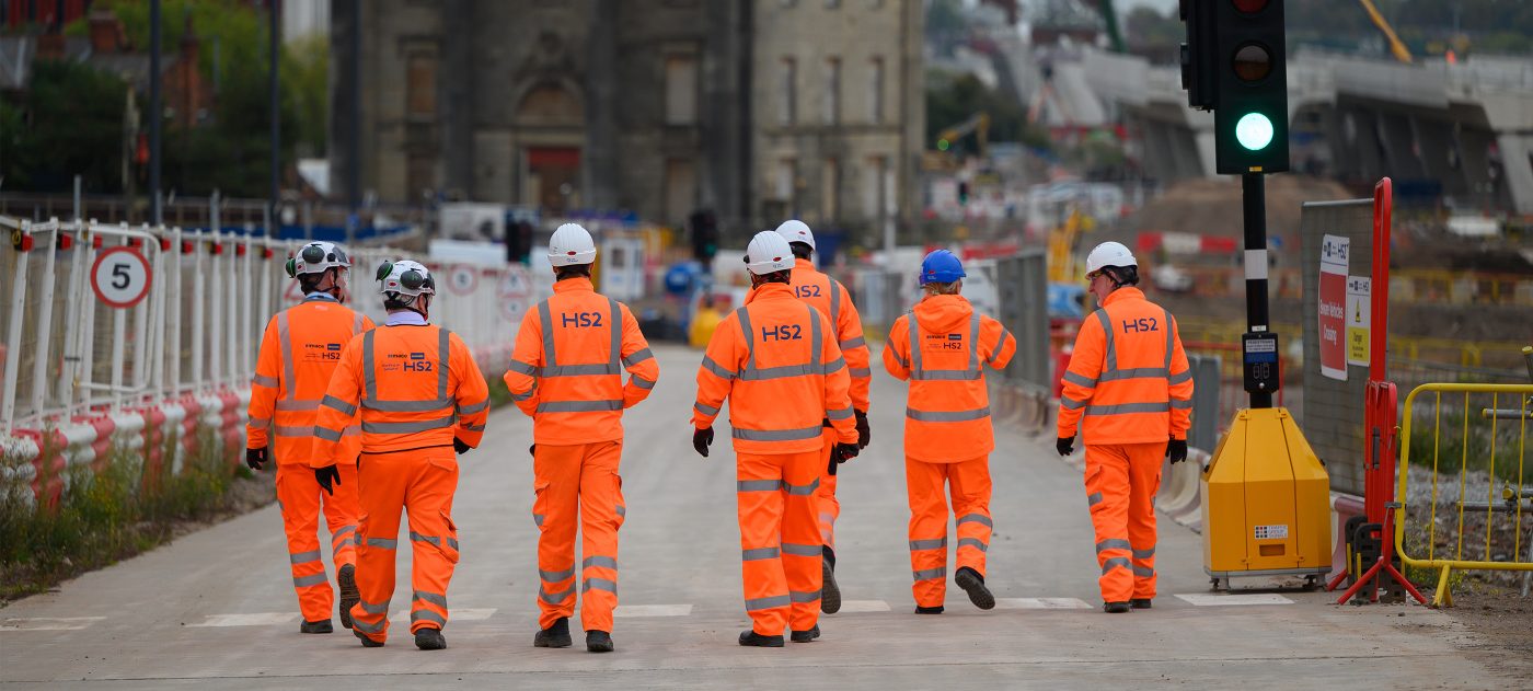 Health and safety visit to Curzon Street station.