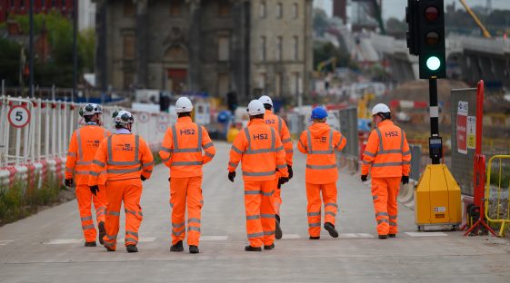 Health and safety visit to Curzon Street station.