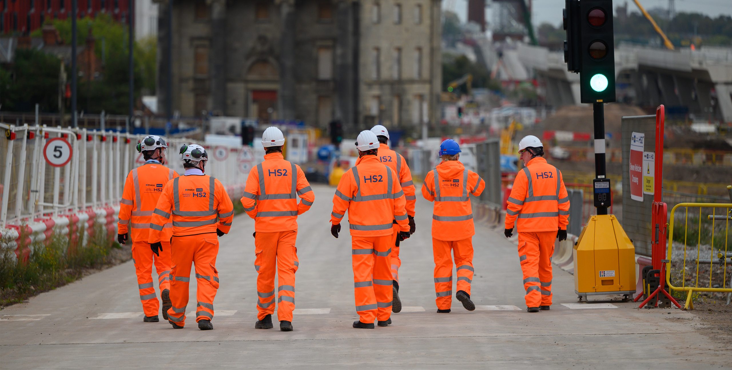 Health and safety visit to Curzon Street station.