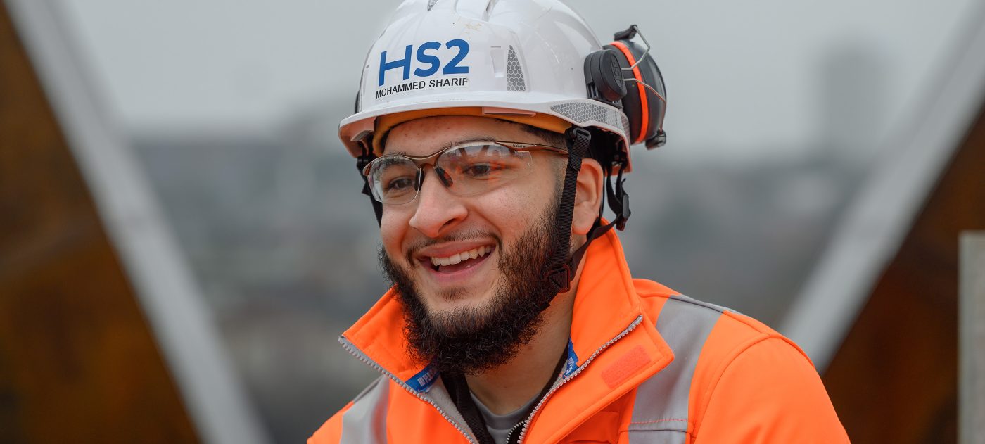Mohammed Sharif from Birmingham is the 2,000th apprentice to join the project.