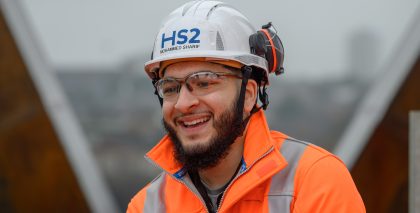 Mohammed Sharif from Birmingham is the 2,000th apprentice to join the project.