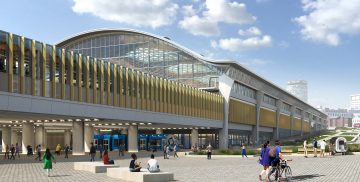 Thumbnail 13 of Visualisation looking towards the eastern entrance to the new Curzon Street station