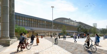 Thumbnail 19 of Curzon Street station - Western Concourse with lifts at Station Square