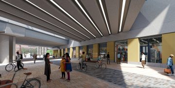 Thumbnail 10 of Visualisation showing retail space within the eastern entrance to the new Curzon Street station